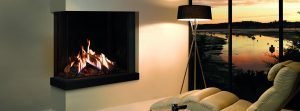 Reflex 75T-2 with EchoFlame Gas Fire by Wharfe Valley Stoves